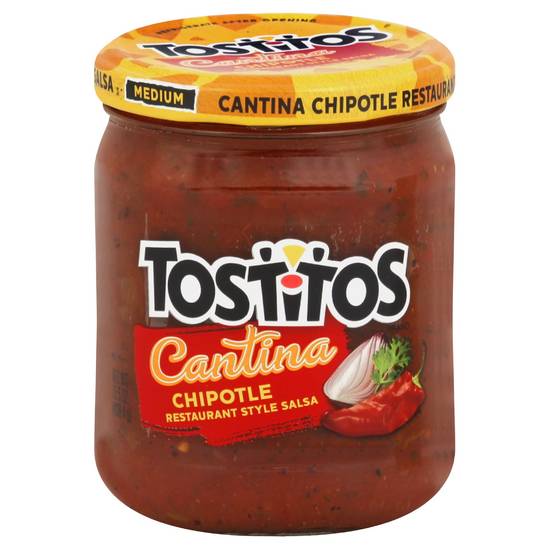 Order Tostitos Restaurant Style Salsa Medium Chipotle (15.5 oz) food online from Rite Aid store, Yamhill County on bringmethat.com