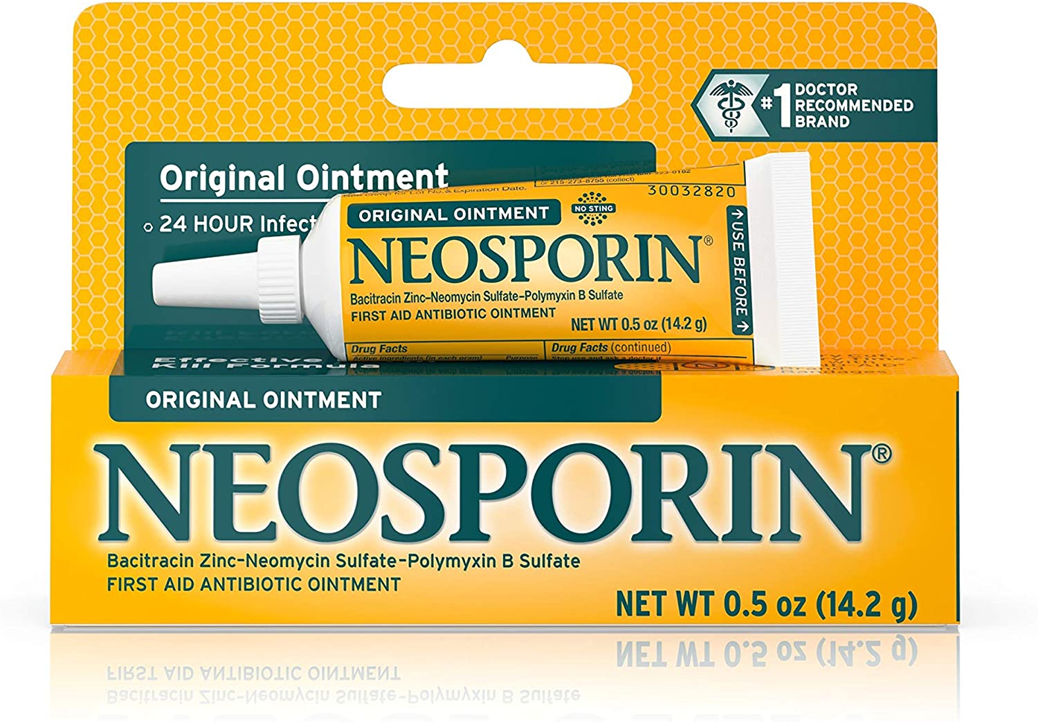 Order Neosporin Ointment .5oz food online from Green Valley Grocery- #27 store, Las Vegas on bringmethat.com