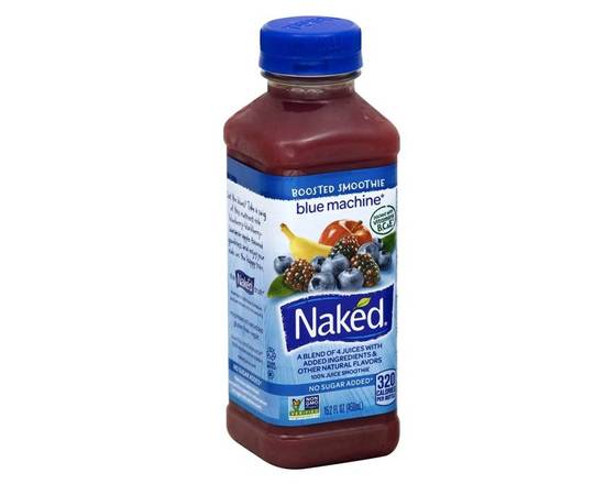 Order Naked Blue Machine: Boosted 100% Juice Smoothie (15.20 fl oz) food online from Loma Mini Market store, Long Beach on bringmethat.com