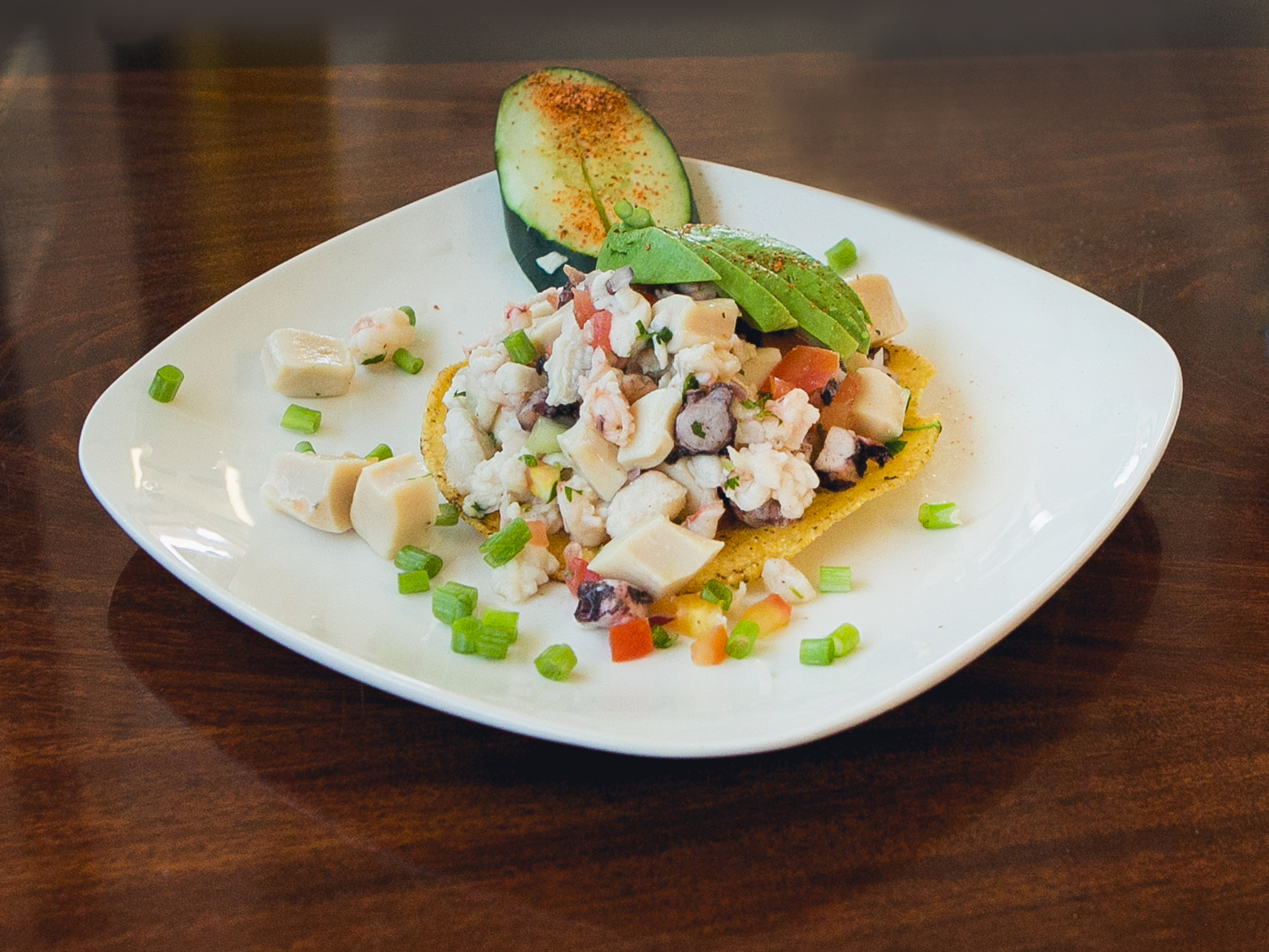 Order Ceviche Mixto food online from Mich-Eladas Mexican Grill store, Baldwin Park on bringmethat.com