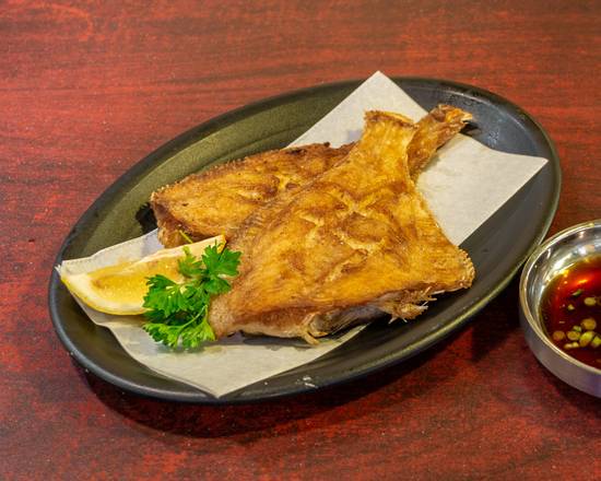 Order Flat Fish (Rex Sole) food online from Kong Tofu & Bbq store, Cupertino on bringmethat.com