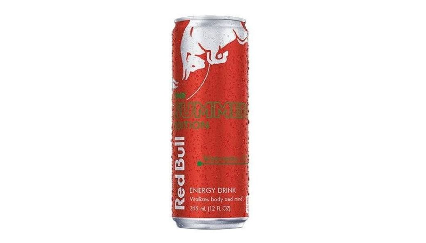 Order Red Bull Red Edition Watermelon 12oz Can food online from Oceanview Liquor store, Hermosa Beach on bringmethat.com
