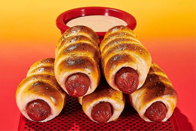 Order Ball Park Pretzel Dogs food online from Dave & Buster store, Tempe on bringmethat.com