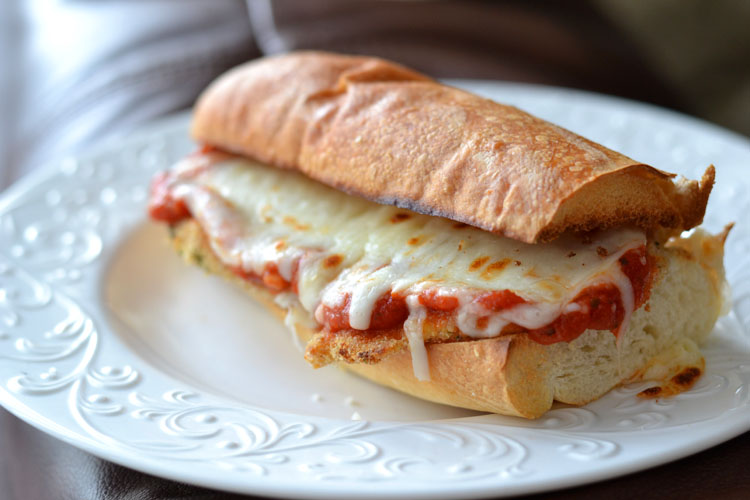 Order Chicken Parmigiana Sub food online from Brothers Pizza store, Princeton Junction on bringmethat.com