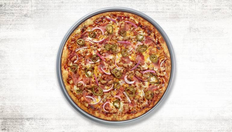 Order Spicy BBQ Piggy Pizza food online from Pasqually Pizza & Wings P448 store, Whitehall on bringmethat.com