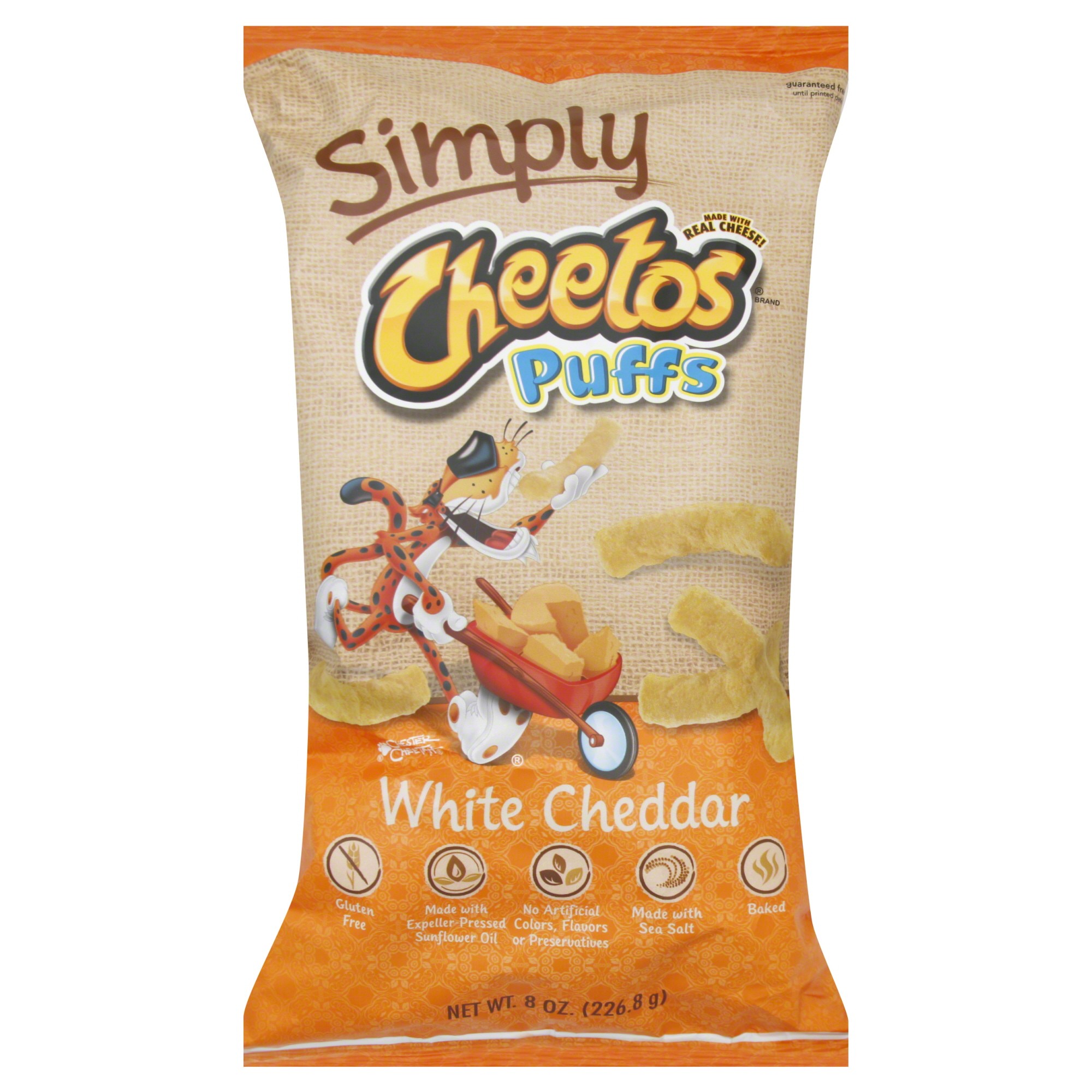 Order Cheetos Cheese Flavored Snacks, Puffs, White Cheddar - 8 oz food online from Rite Aid store, MILLER PLACE on bringmethat.com