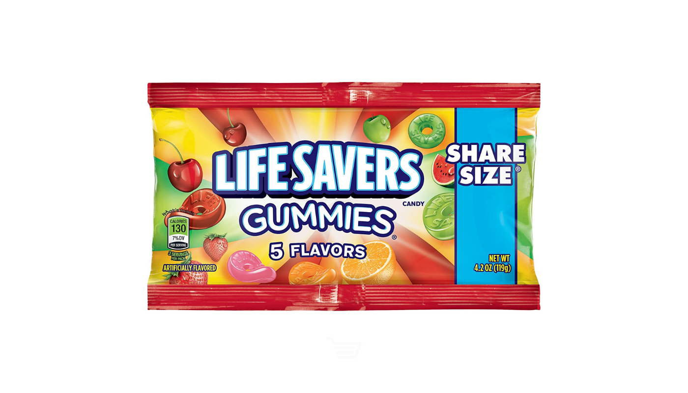 Order Life Savers Gummies 5 Flavors 4.2oz food online from Golden Rule Liquor store, West Hollywood on bringmethat.com