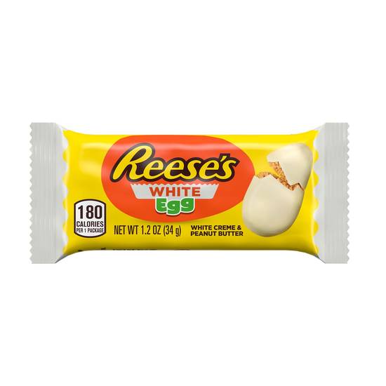 Order Reese's White Creme Peanut Butter Eggs Candy food online from Exxon Food Mart store, Port Huron on bringmethat.com