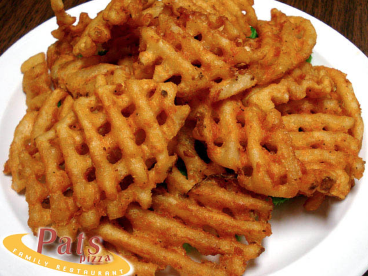 Order Waffle Fries food online from Pat Pizza Family Restaurant store, Wilmington on bringmethat.com