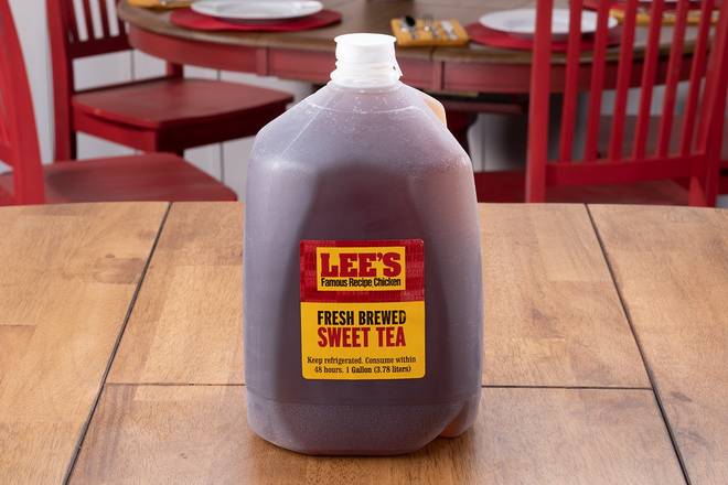 Order Gallon of Sweet Tea food online from Lee Famous Recipe Chicken store, Xenia on bringmethat.com