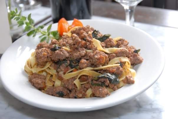 Order Fettuccine Bolognese food online from Sotto Voce store, Brooklyn on bringmethat.com