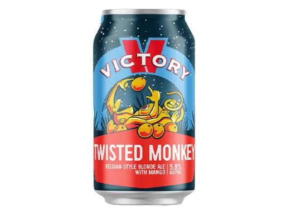 Order Victory Brewing Twisted Monkey - 6x 12oz Cans food online from Garfield's Beverage Warehouse store, Chicago on bringmethat.com