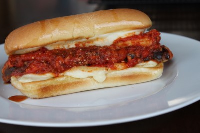 Order Veal Cutlet Sub food online from Boston House of Pizza store, Roslindale on bringmethat.com