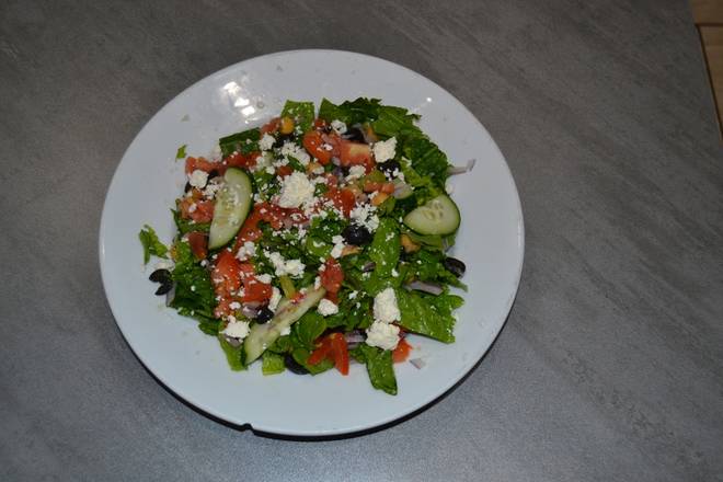 Order Greek Chopped Salad food online from Tommy's Original Pizza store, West Chester on bringmethat.com