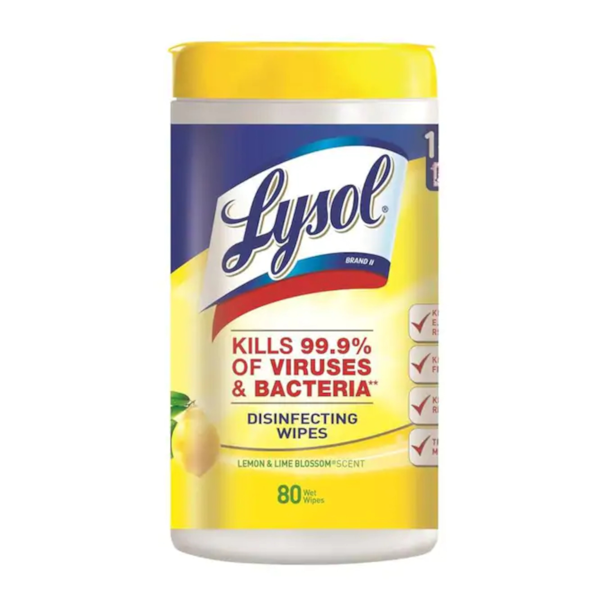 Order Lysol Disinfecting Wipes, Lemon & Lime Blossom - 80 ct food online from Rite Aid store, Aston on bringmethat.com