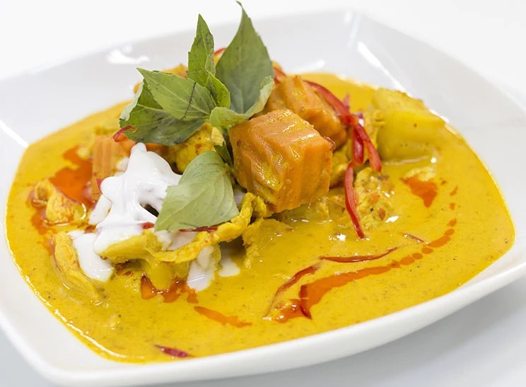 Order C12. Yellow Curry food online from Thai Vegan store, Albuquerque on bringmethat.com