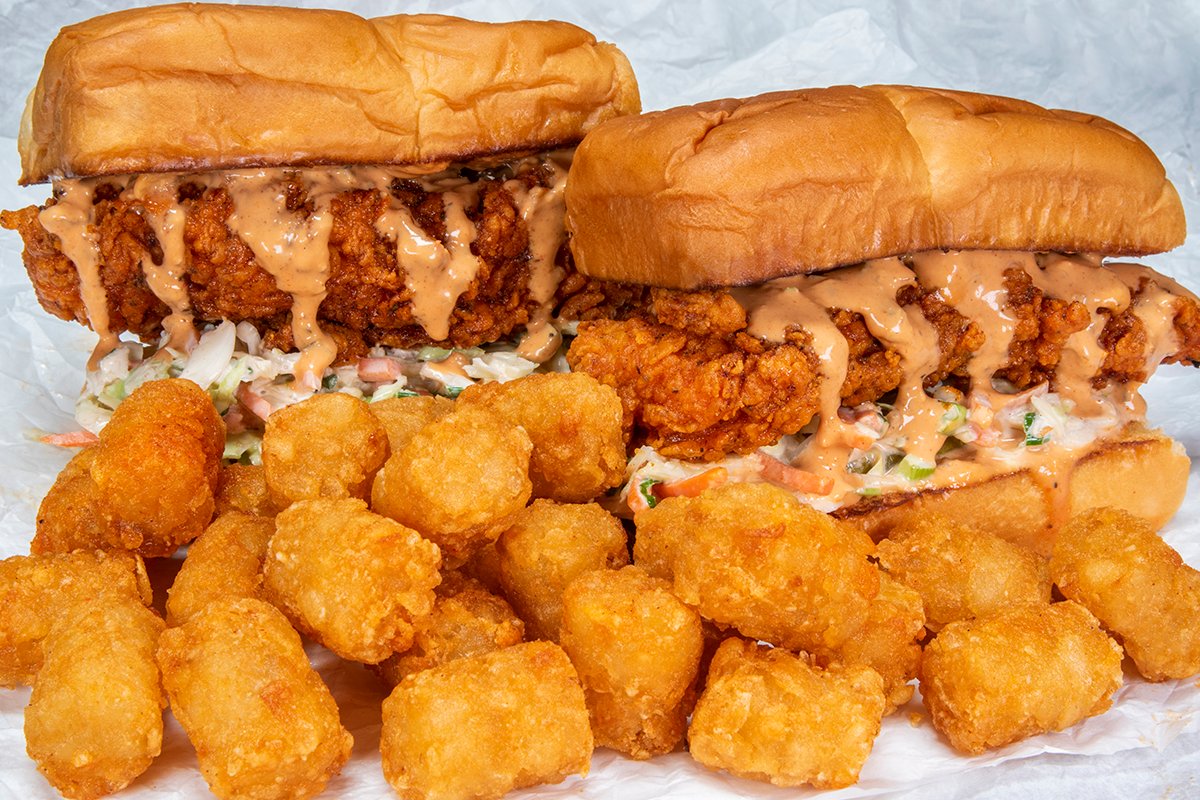 Order 2-SLIDER COMBO food online from Bad Mutha Clucka store, West Covina on bringmethat.com