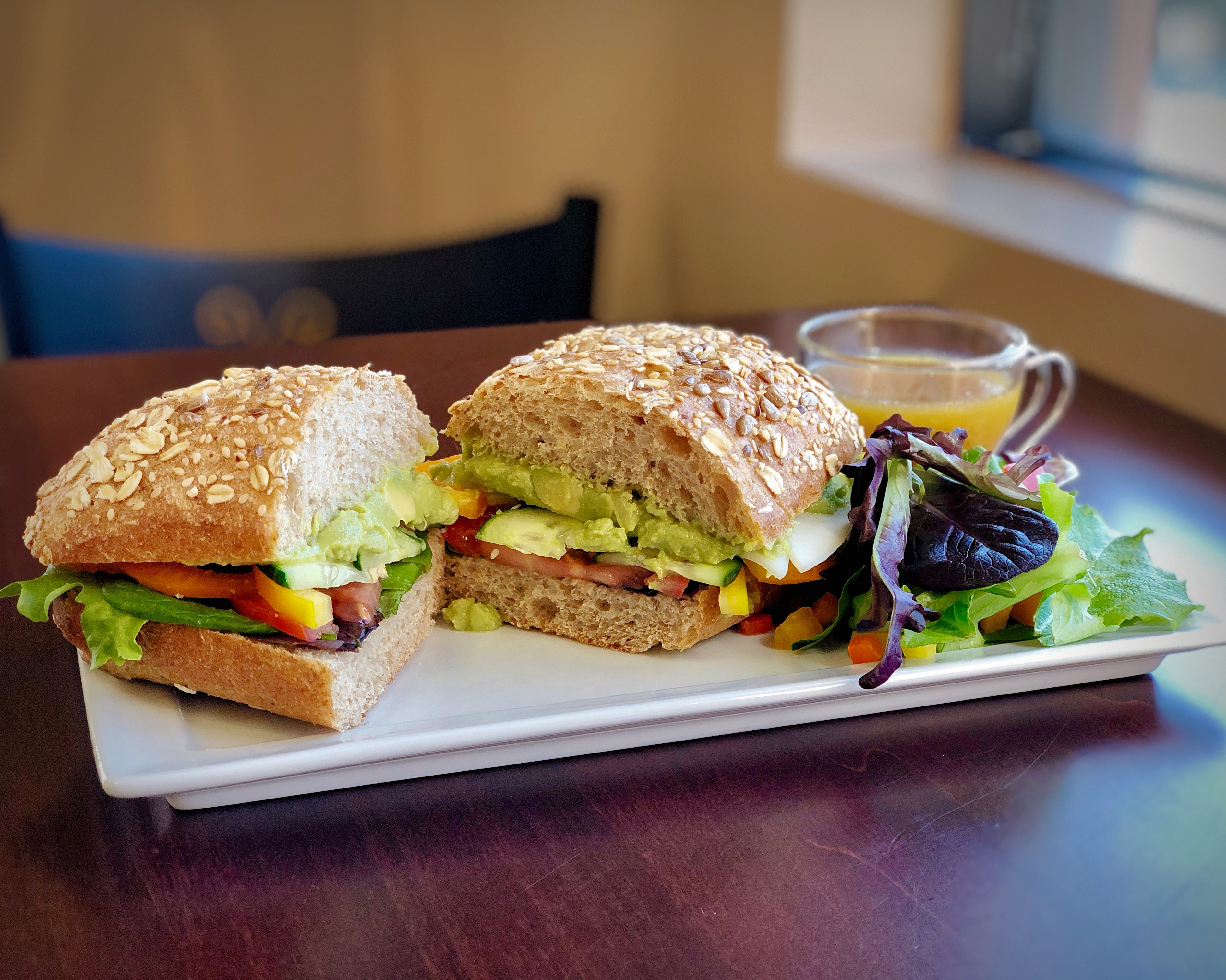 Order Vegetarian Sandwich food online from Tribute Coffee store, Garden Grove on bringmethat.com