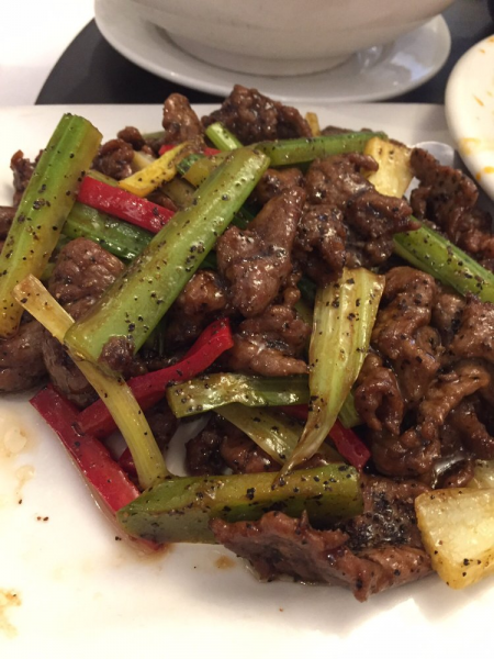 Order Beef with Black Pepper food online from Chili House store, San Francisco on bringmethat.com