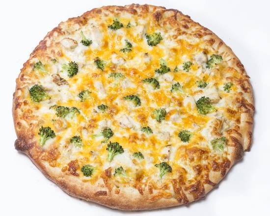 Order Chicken Broccoli Cheddar Pizza food online from Perri's Pizzeria store, Parma on bringmethat.com
