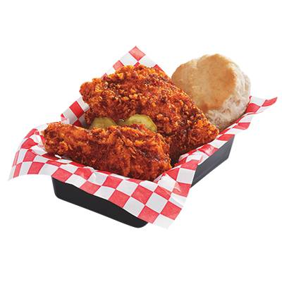 Order Nashville Hot Crispy Tenders Combo food online from KFC store, Troy on bringmethat.com