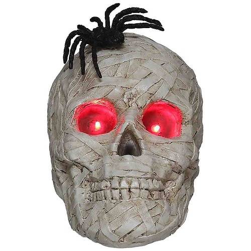 Order Festive Voice Mummy Skull - 1.0 ea food online from Walgreens store, Surprise on bringmethat.com