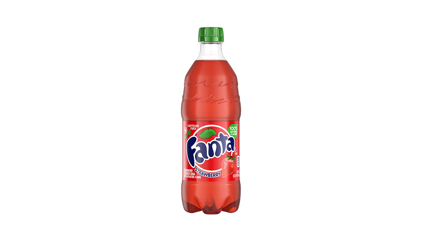 Order Fanta Strawberry 20oz food online from Great Wall Express - Broadway store, San Diego on bringmethat.com