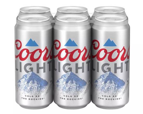 Order Coors Light, 6pk-12oz can beer (4.2% ABV) food online from Van Ness Liquors store, San Francisco on bringmethat.com