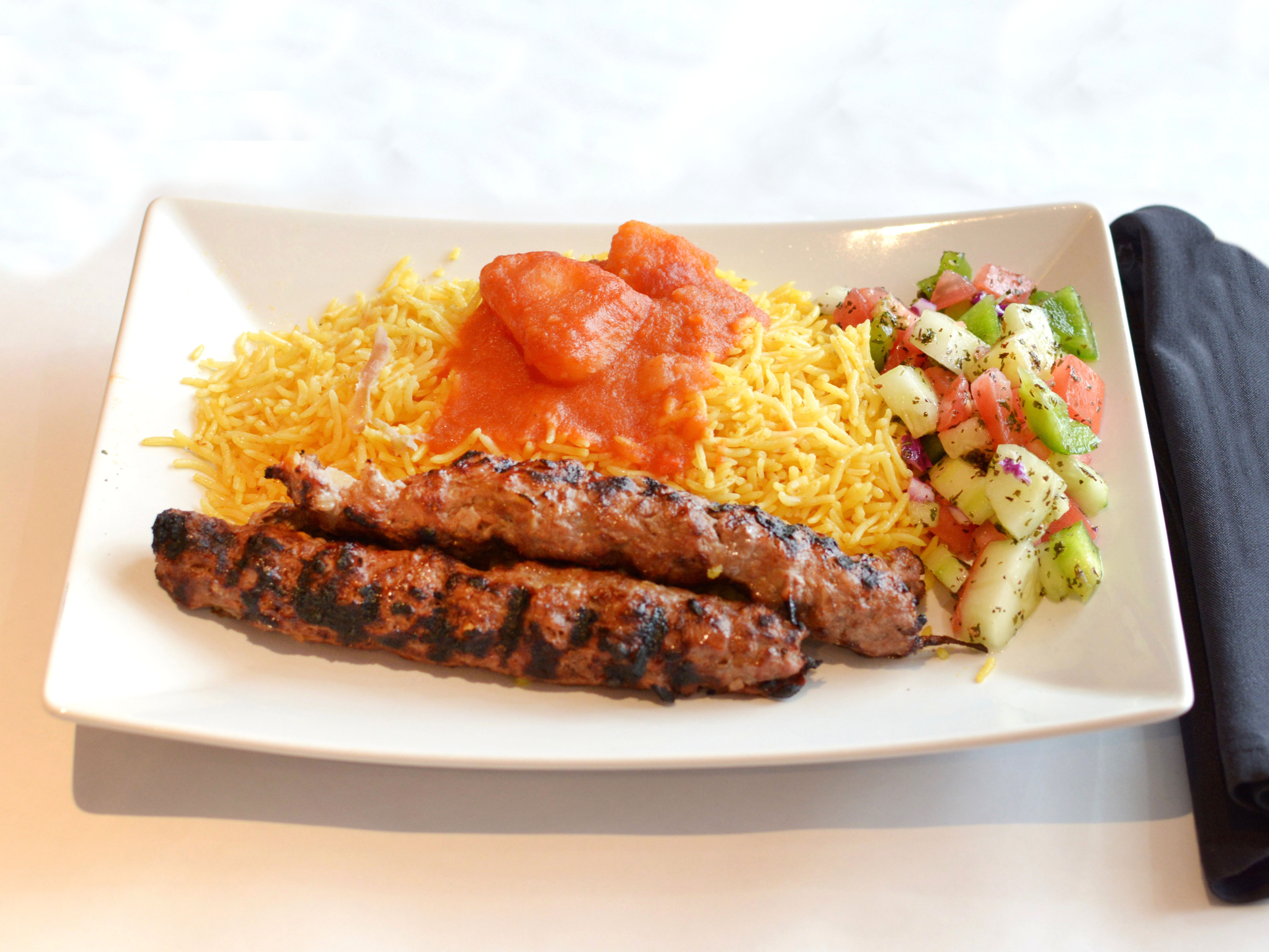Order Beef Teka Kabob food online from Afghan Grill store, Washington on bringmethat.com