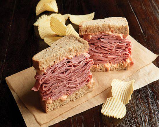 Order Hot Corned Beef Sandwich (Manager's Special) food online from Jason Deli store, Dallas on bringmethat.com