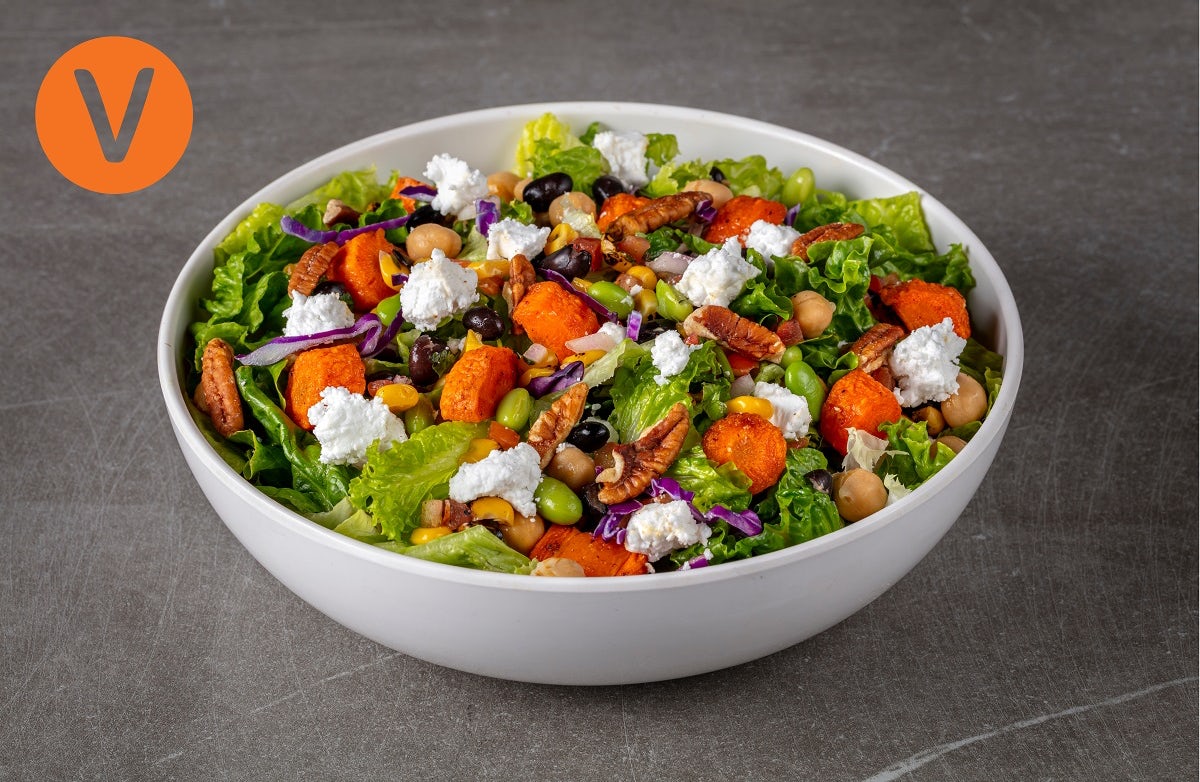 Order Power Veggie Salad food online from Urbane Cafe store, Aliso Viejo on bringmethat.com