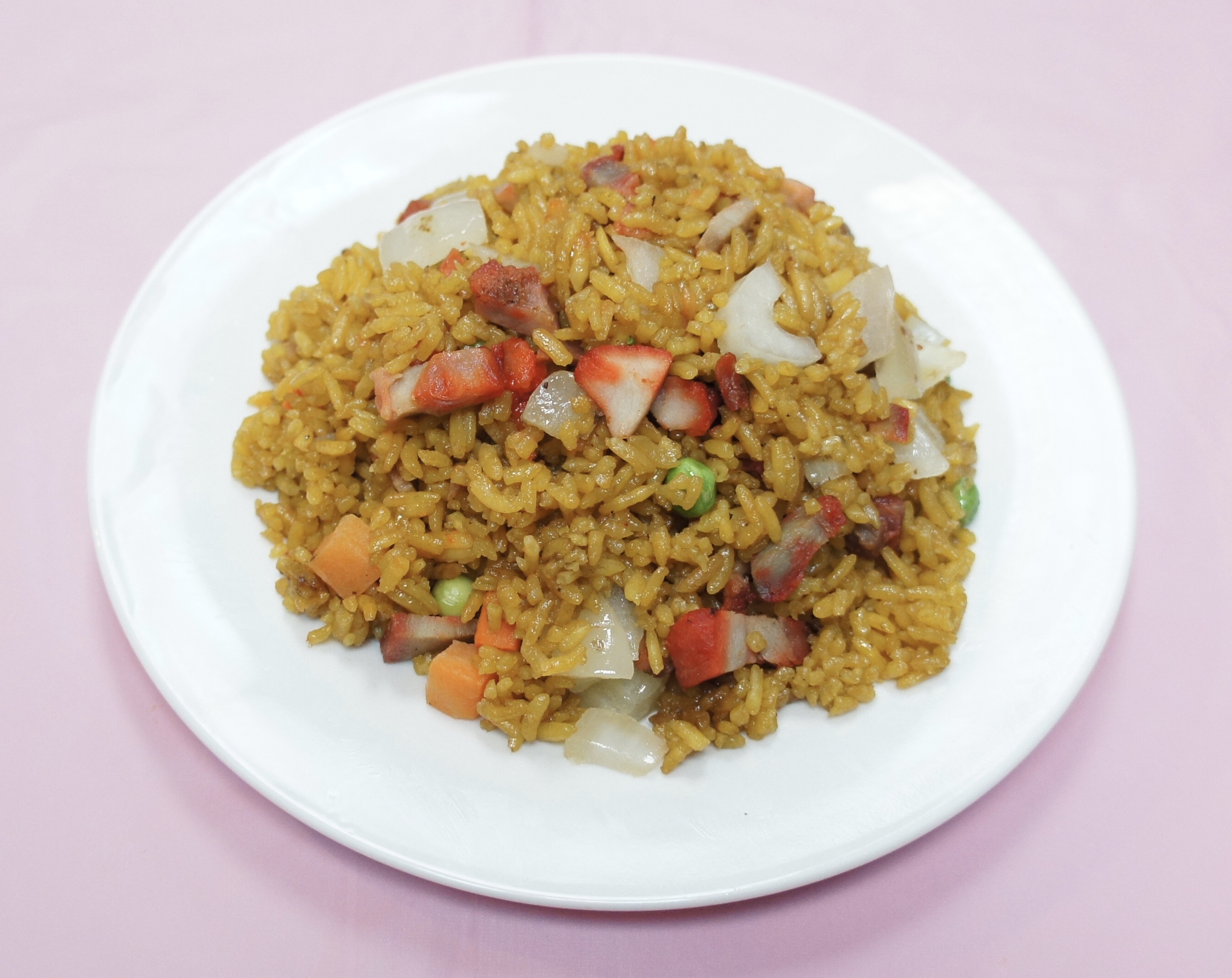 Order Pork Fried Rice(LG) food online from Zhengs China Express store, Randallstown on bringmethat.com