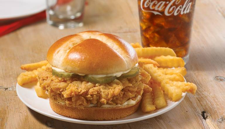 Order Chicken Sandwich Combo  food online from Churchs Chicken store, Gallup on bringmethat.com
