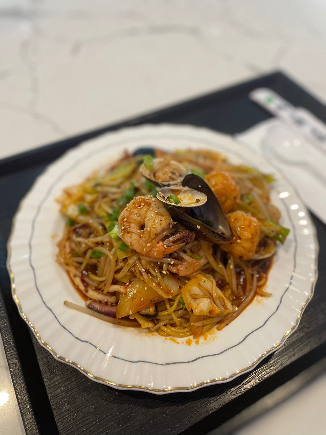 Order Stir Fried Mala Noodle / 마라샹궈 food online from D.Eatery L Il Palco store, Buena Park on bringmethat.com