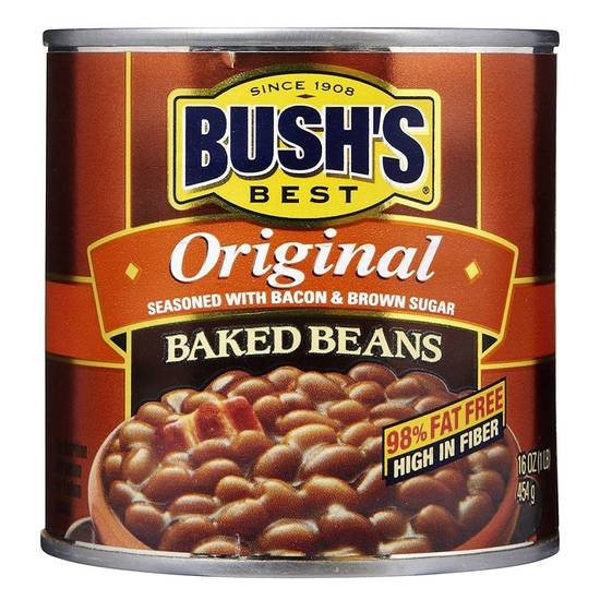 Order Bush's Original Baked Beans 16oz food online from Everyday Needs by Gopuff store, Omaha on bringmethat.com