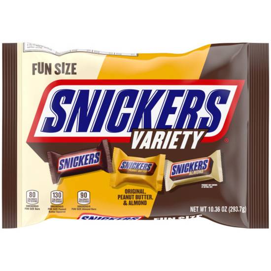 Order SNICKERS Fun Size Chocolate Bars Variety Mix Candy Bag, 10.36 OZ food online from Cvs store, MICHIGAN CITY on bringmethat.com