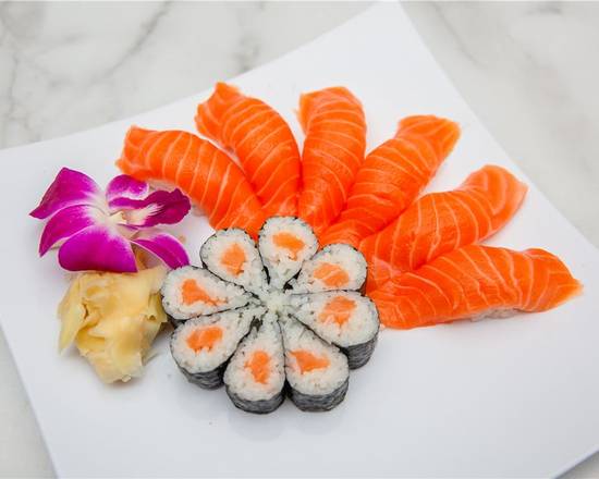 Order Salmon Platter food online from Mika Sushi store, Portland on bringmethat.com