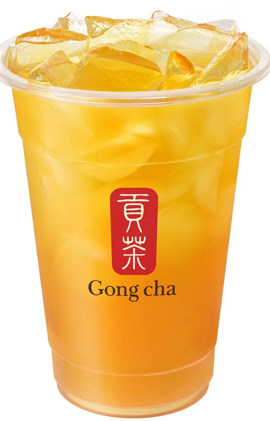 Order Peach Green Tea (水蜜桃綠茶) food online from Gong Cha & Fuji Teriyaki store, Silver Spring on bringmethat.com