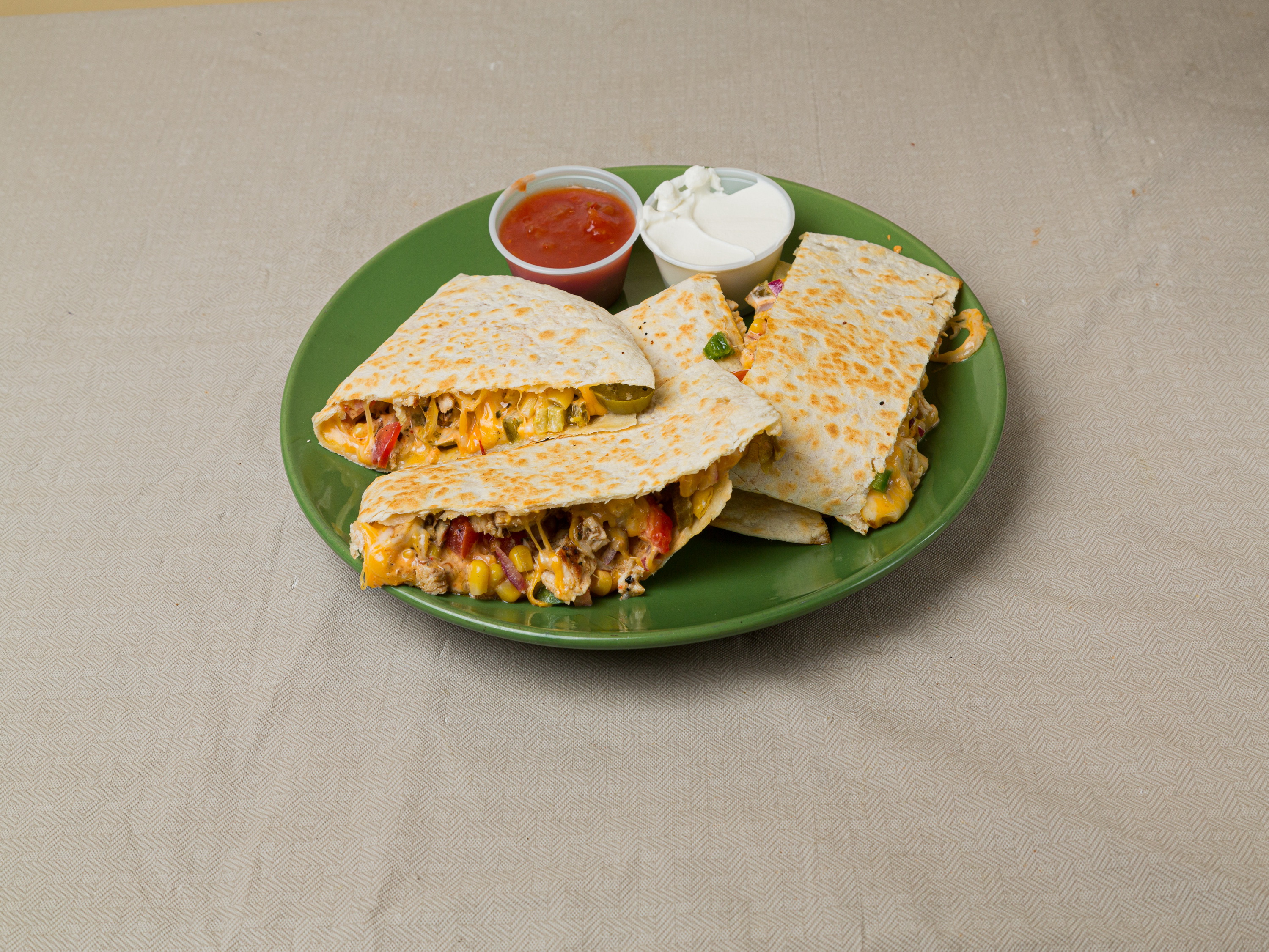 Order Spicy Chipotle Quesadilla food online from Hummus & Guac store, Lyndhurst on bringmethat.com