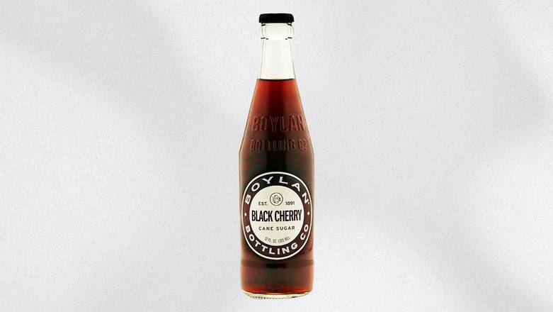 Order Boylans Black Cherry (12 oz bottle) food online from MOD Pizza store, Hutto on bringmethat.com