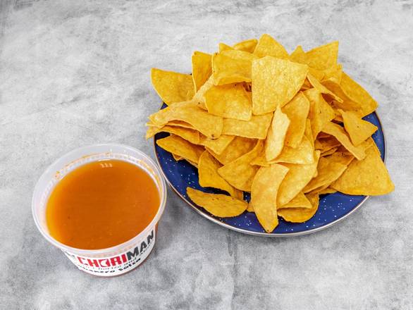 Order Chips & Salsa food online from The ChoriMan store, San Pedro on bringmethat.com