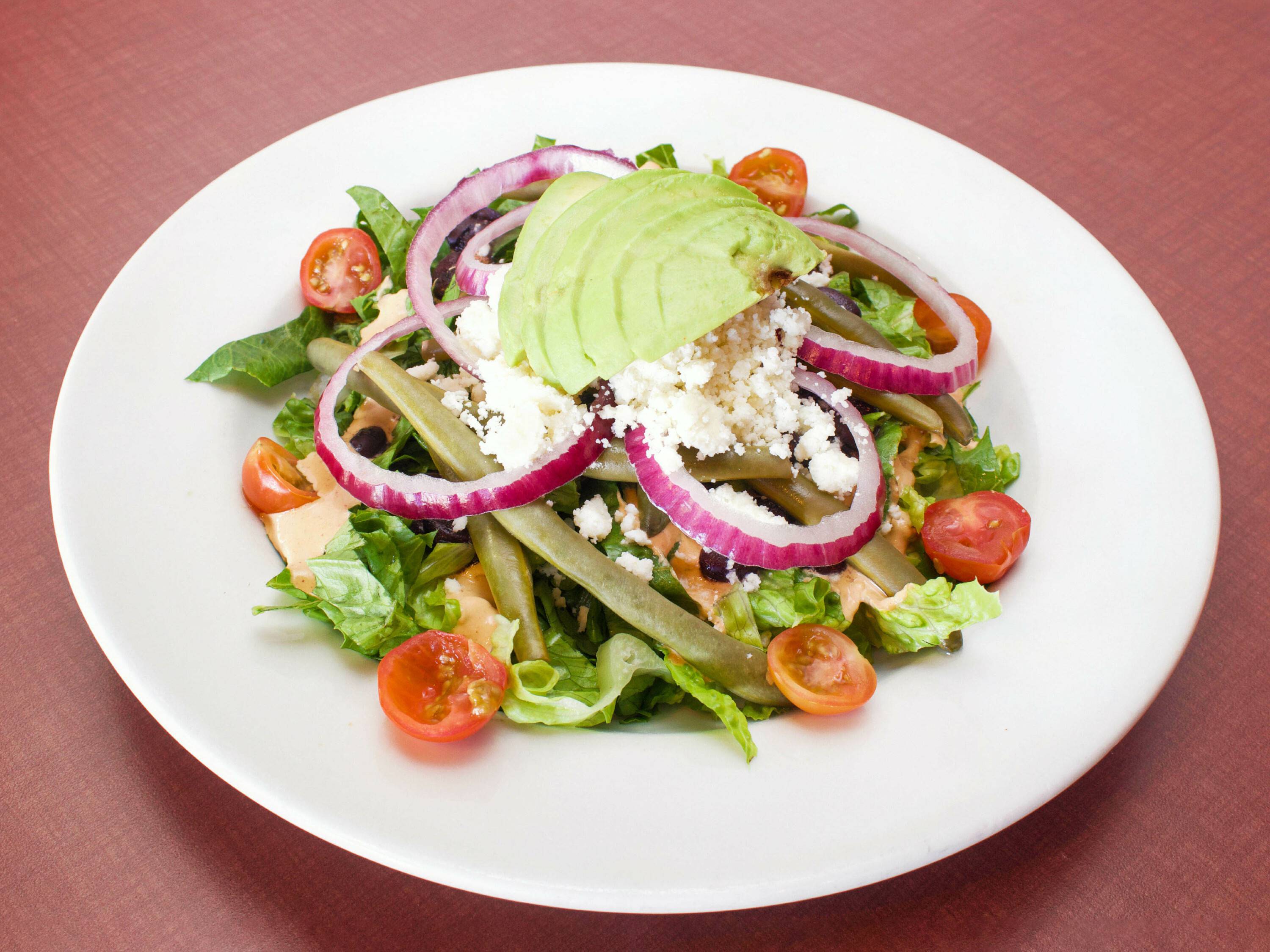 Order Southwestern Steak Salad food online from Slanted Tree Kitchen & Taproom store, Fairfield on bringmethat.com