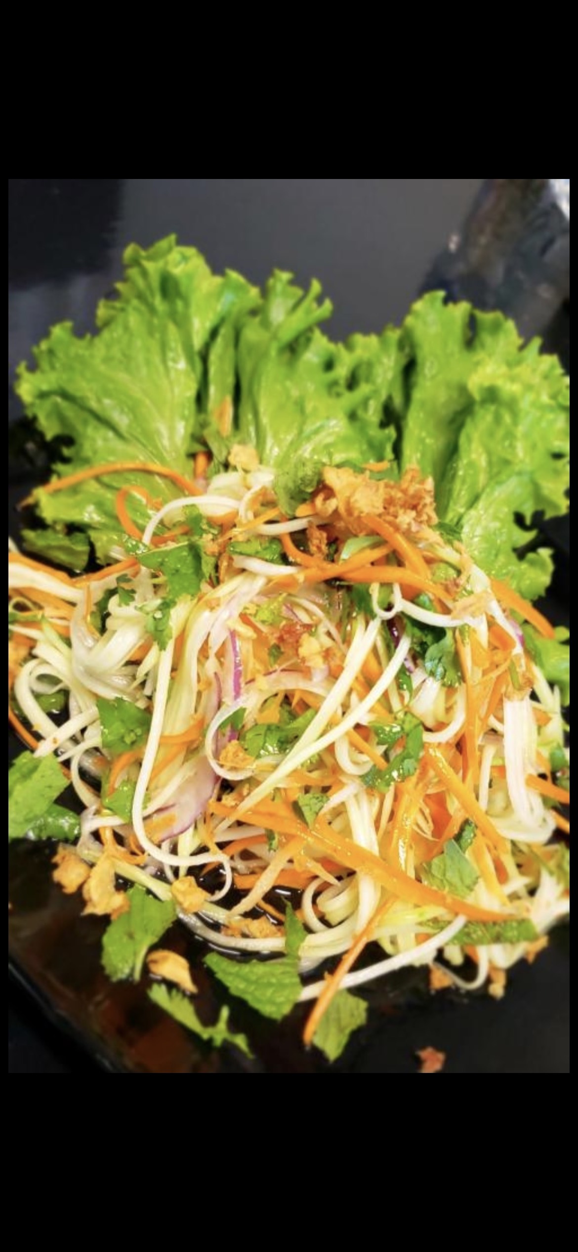 Order 12. Papaya Salad food online from Anh Kitchen store, Hercules on bringmethat.com