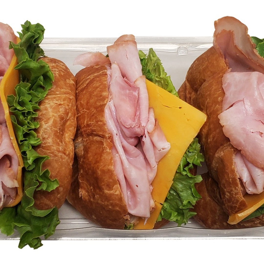 Order Ham Croissant Sandwiches, 3 Ct food online from Save Mart Supermarket store, Clovis on bringmethat.com