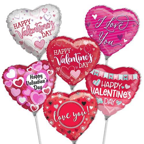 Order Walgreens 9" Air-filled Valentine's Balloon - 1.0 EA food online from Walgreens store, Daly City on bringmethat.com