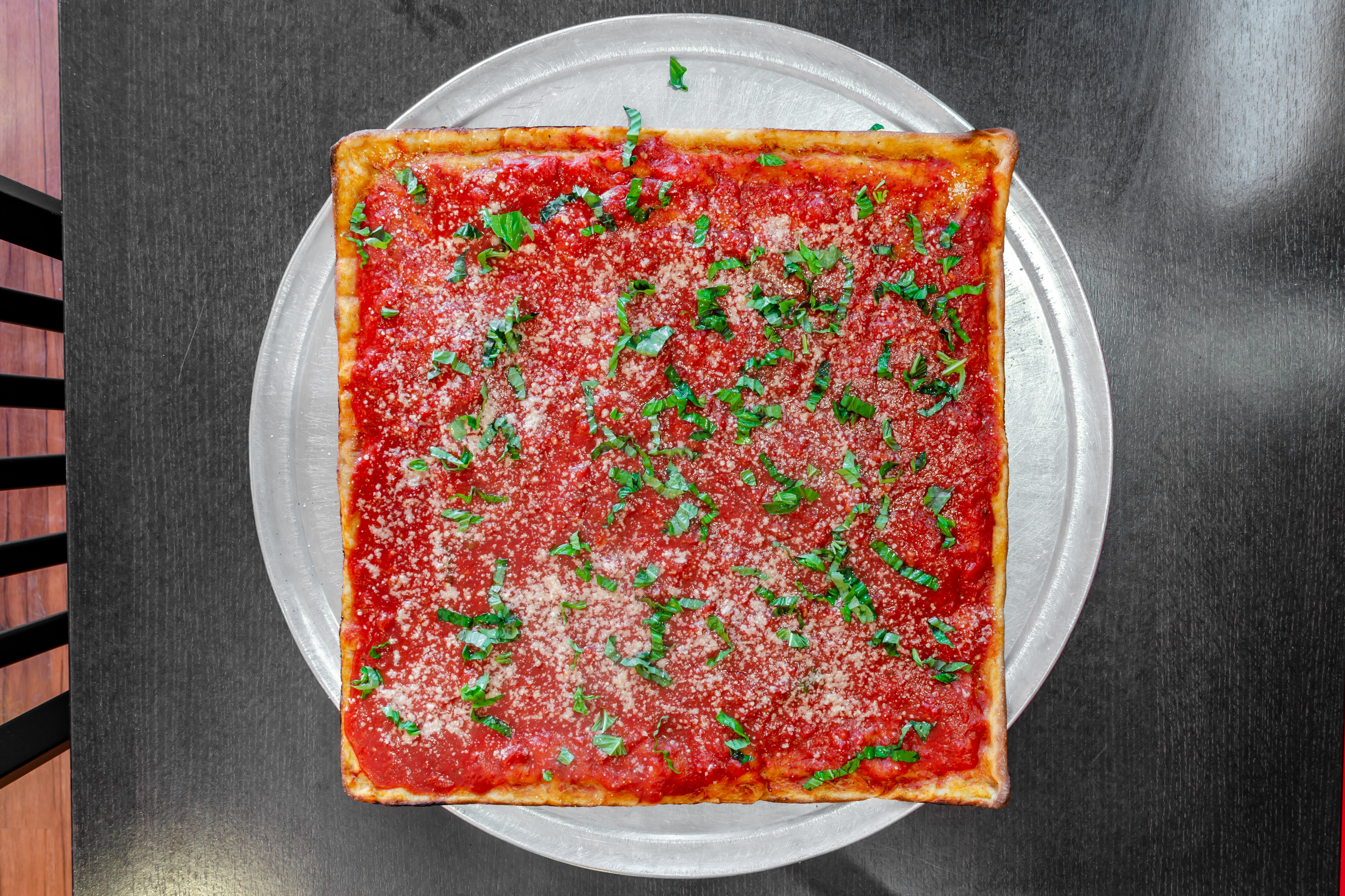 Order Tomato Pie - Pizza food online from Johnny Longhots store, Evesham Township on bringmethat.com