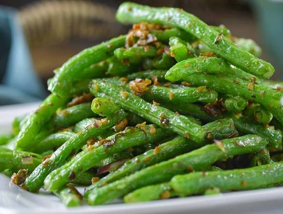 Order Dry Fried Green Bean food online from Fire Stone Chinese Cusine store, Kennesaw on bringmethat.com