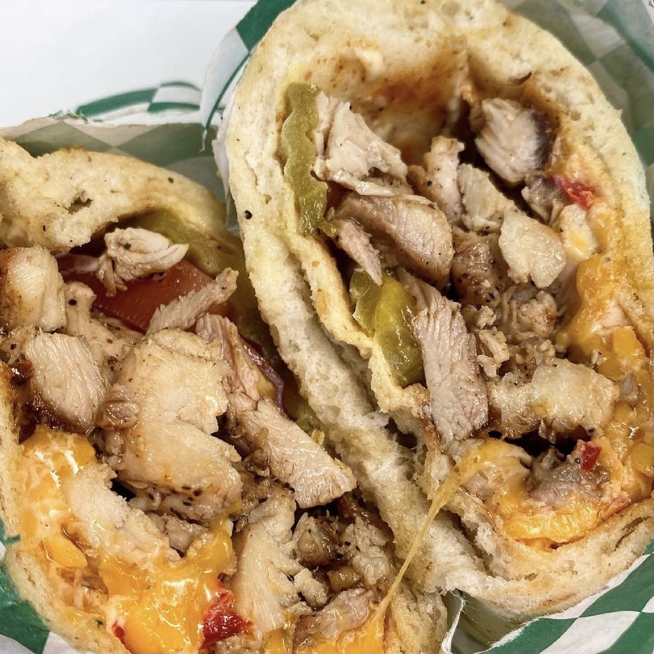 Order  Chicken pita Wrap food online from Peachtree Neighborhood Grill store, Nashville on bringmethat.com
