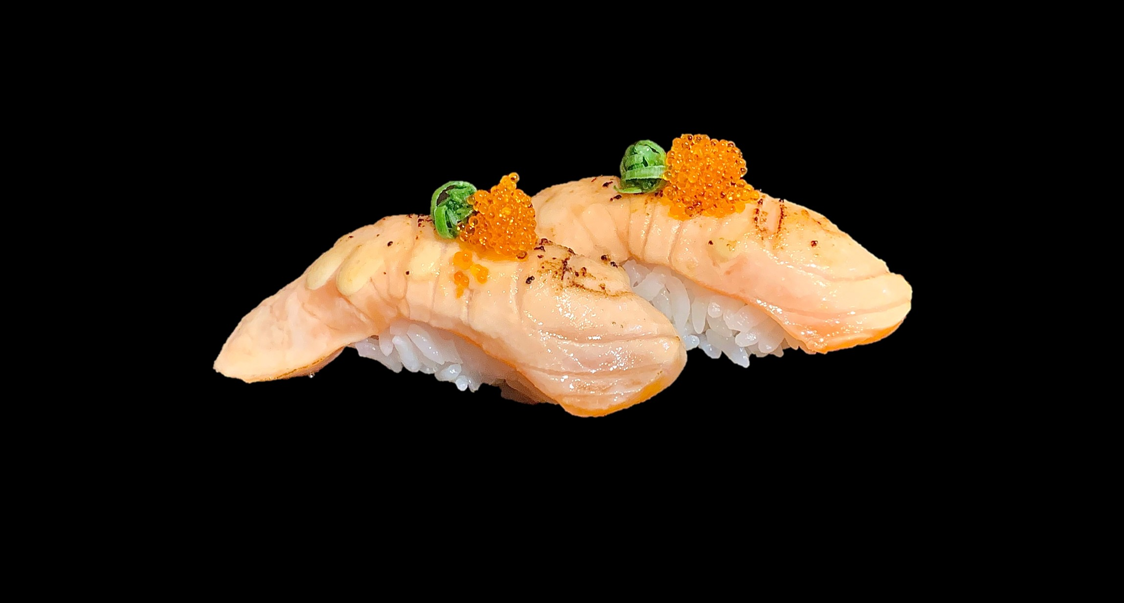 Order Seared Salmon Sushi food online from Kazuki Sushi store, Los Angeles on bringmethat.com