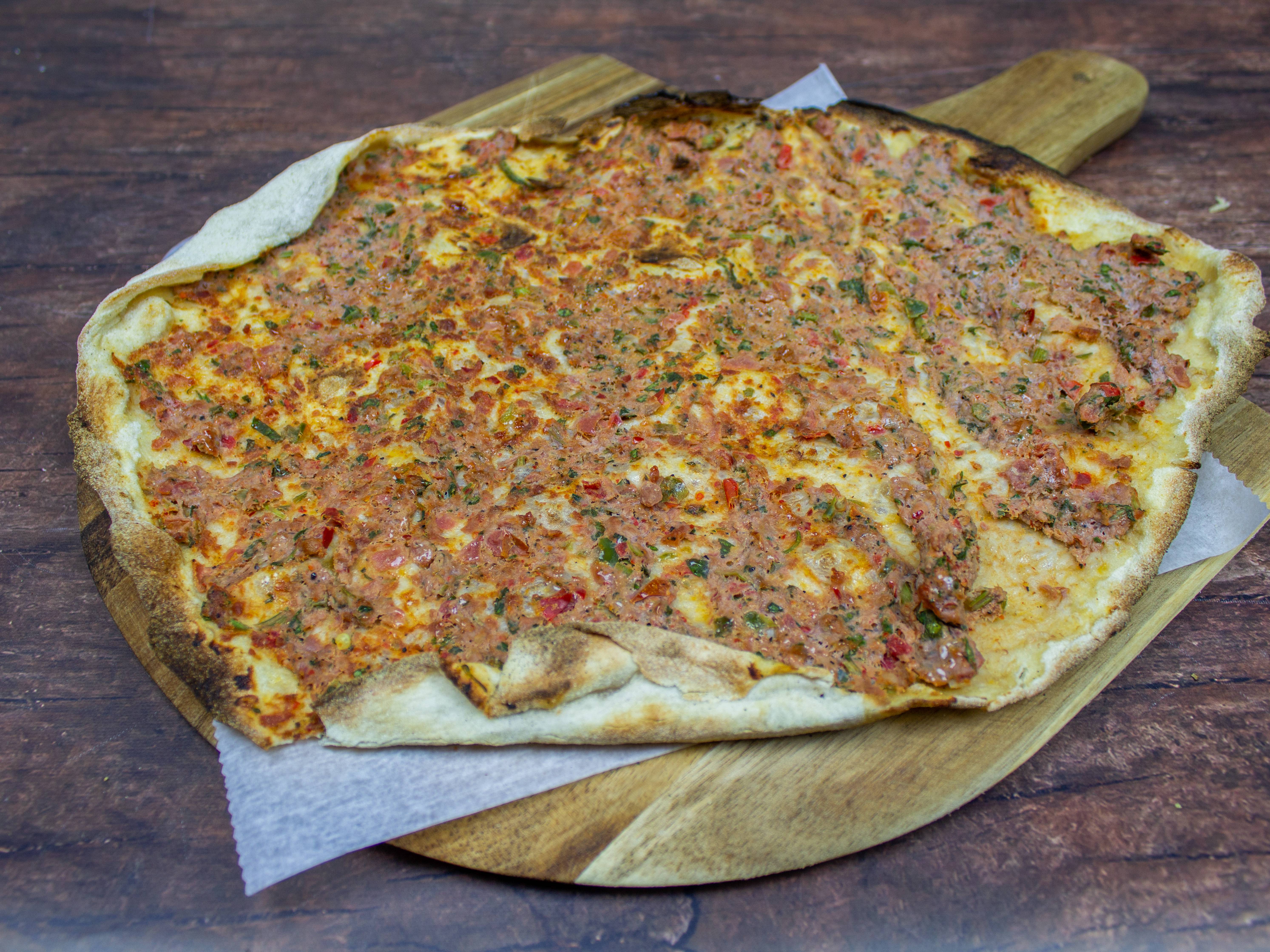 Order Lahmacun Pizza food online from Ali Baba store, Boston on bringmethat.com
